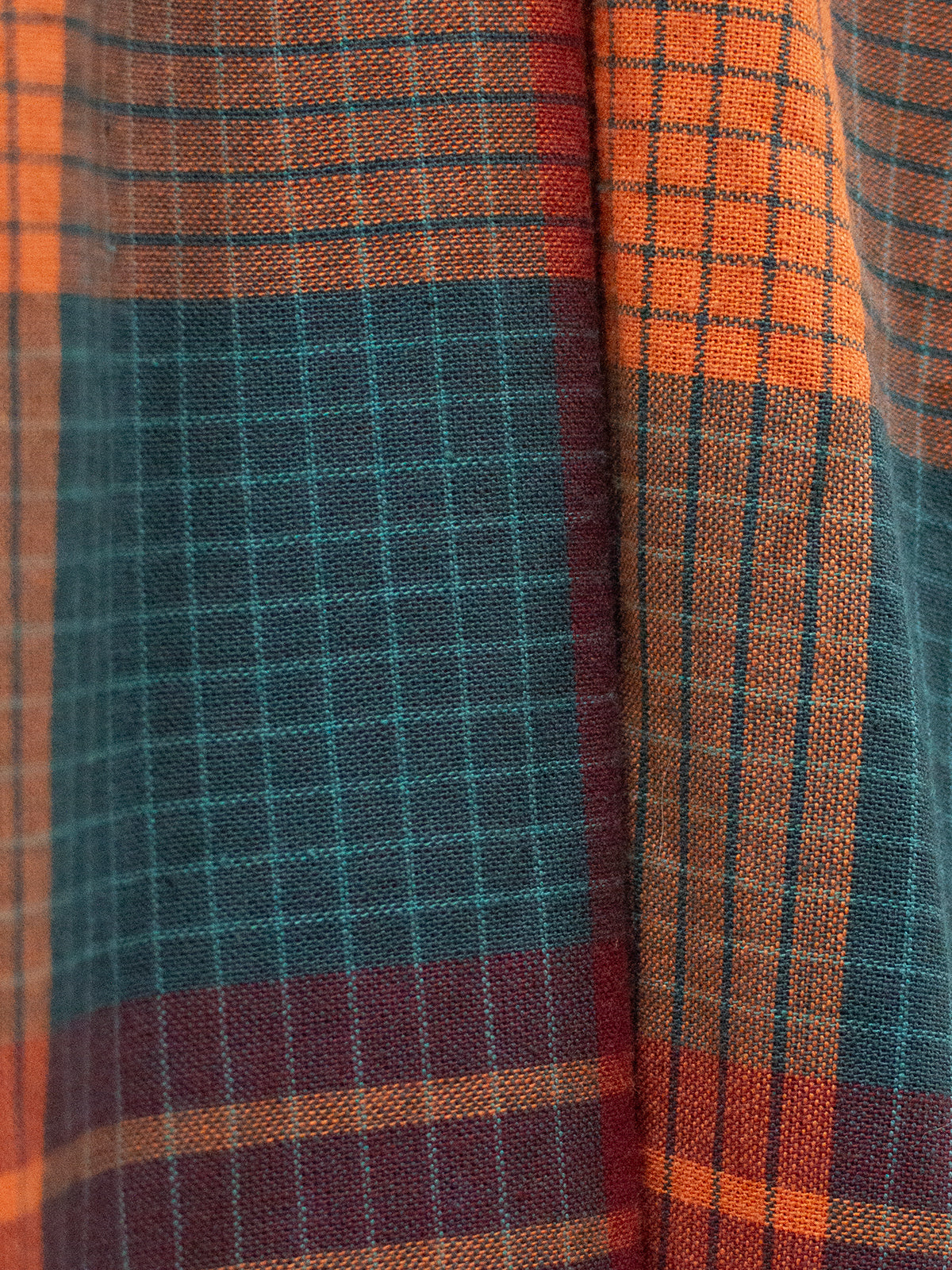 Ivy Midi Dress - Persimmon Plaid - Image 6