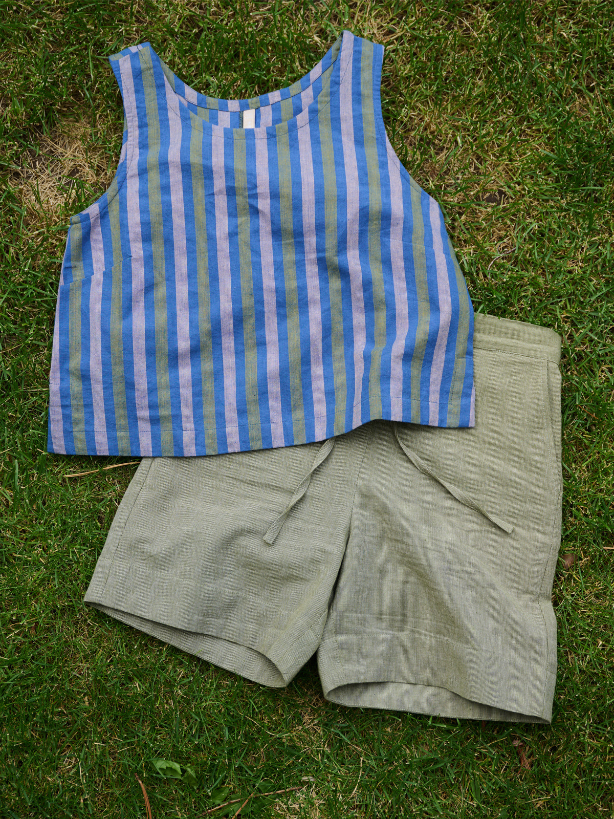 Neko Tank - Lavender Stripe - Image 7