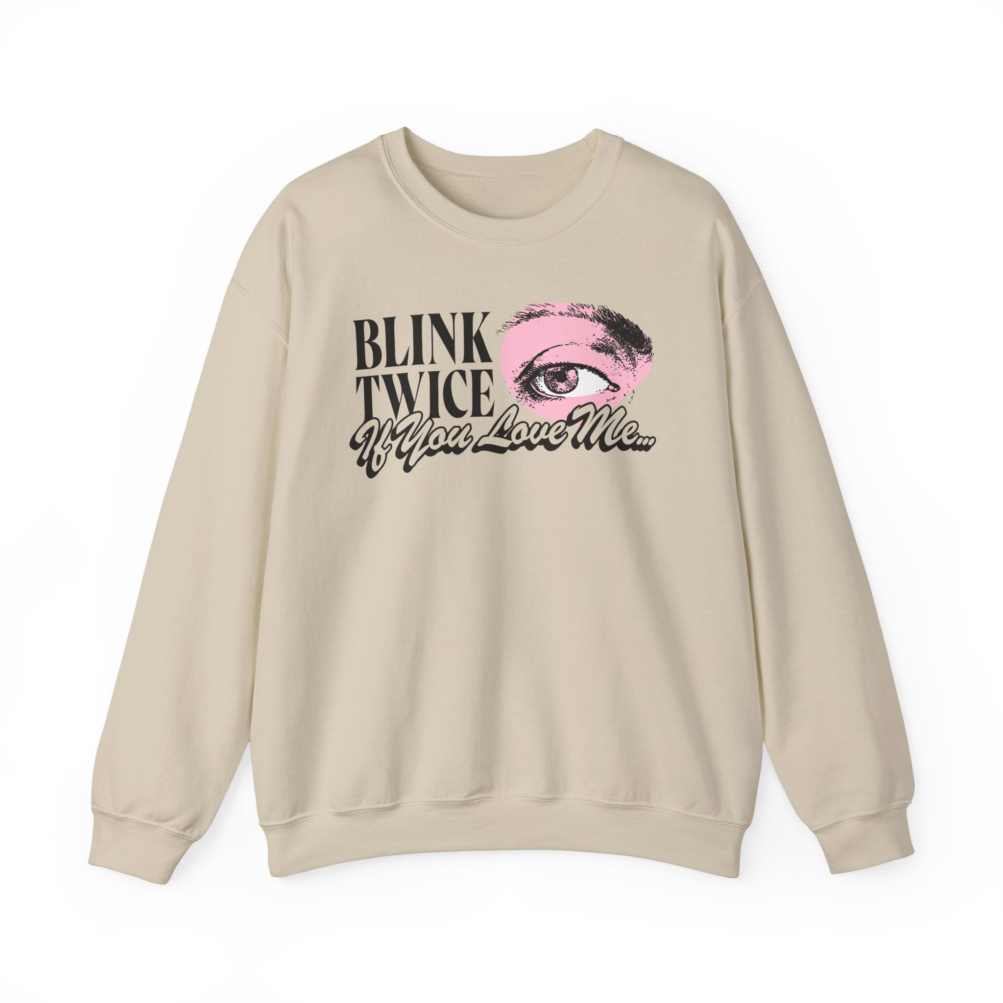 Blink Twice If You Love Me Crewneck Sweater - Image 2
