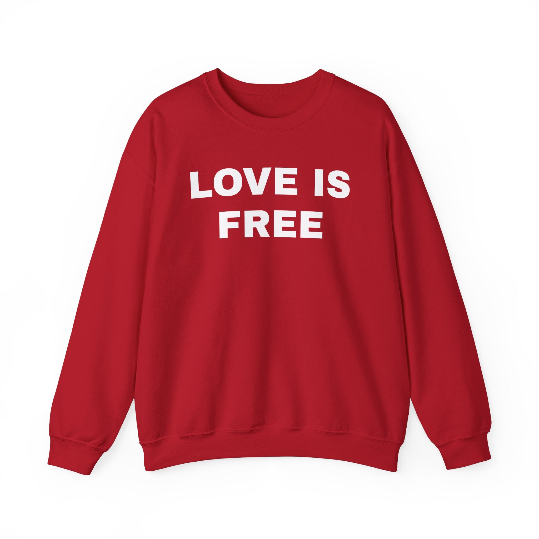Love is Free Crewneck Sweater - Image 4