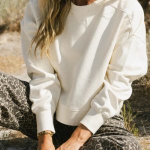 Aarti Sweatshirt in Bone - FINAL SALE