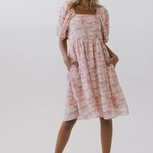 Hannah Floral Midi Dress - FINAL SALE