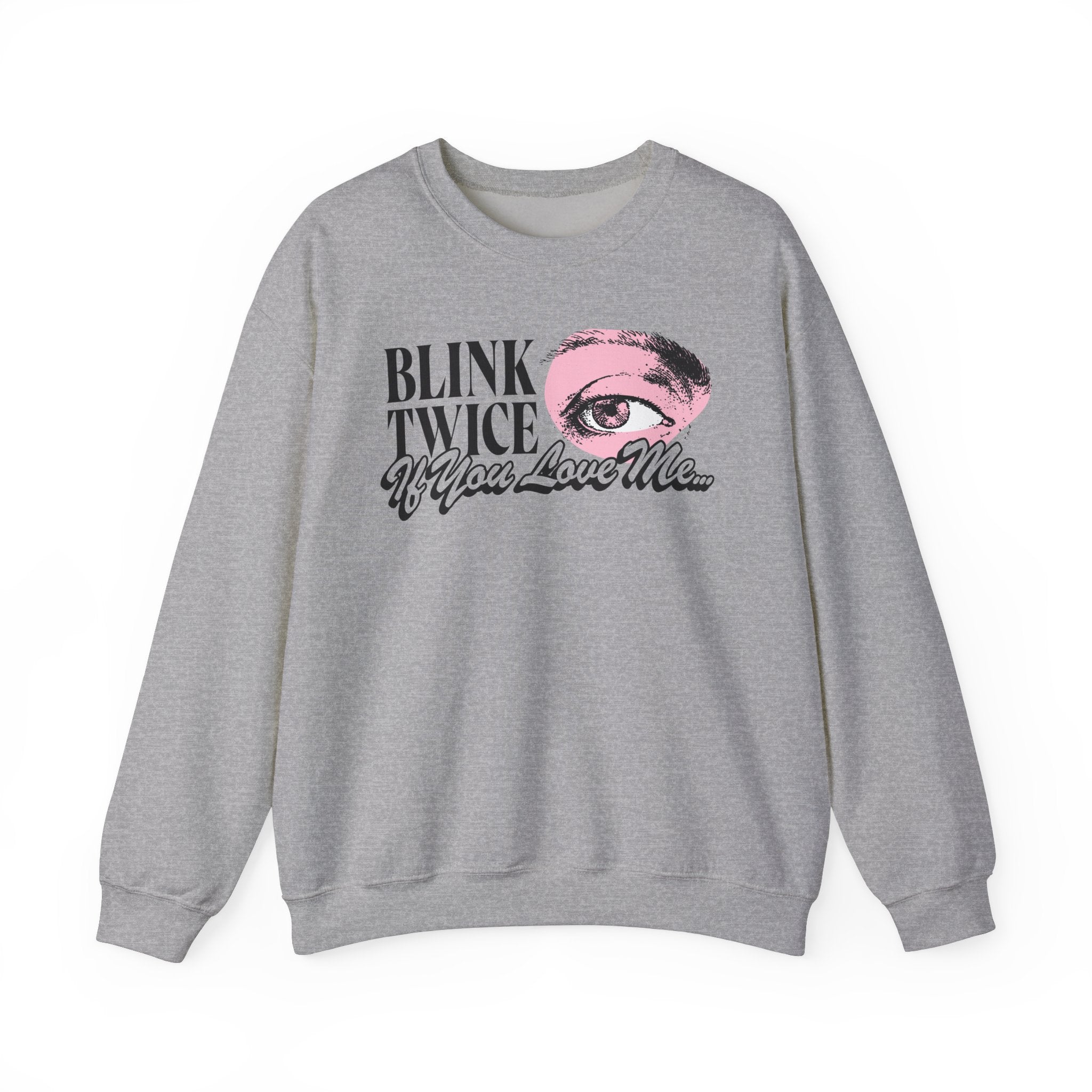 Blink Twice If You Love Me Crewneck Sweater - Image 4